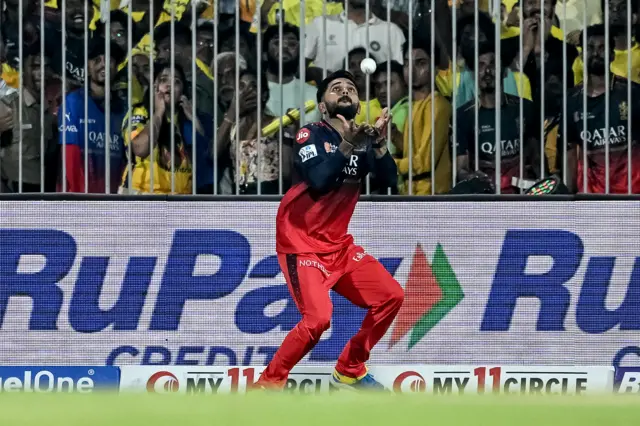 Fielder takes catch for Royal Challengers Bengaluru
