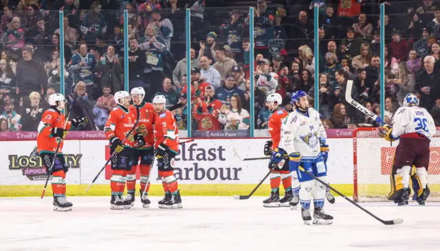 Giants celebrate second goal