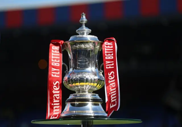The FA Cup trophy