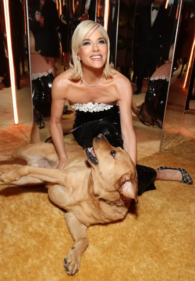 Selma Blair and Scout