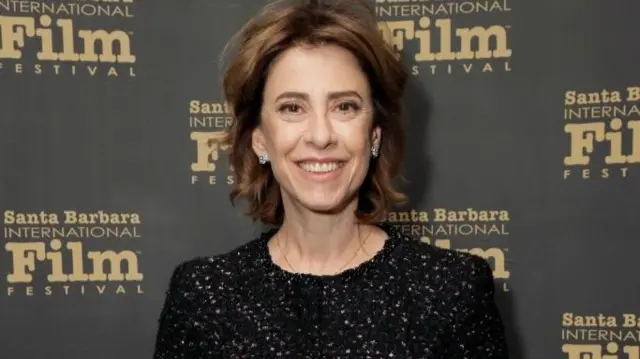 Fernanda Torres wearing a black dress at the Santa Barbara International film festival