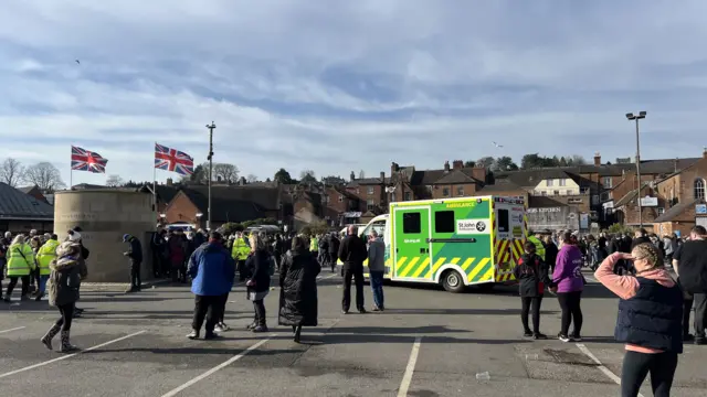 Medics in the centre of town