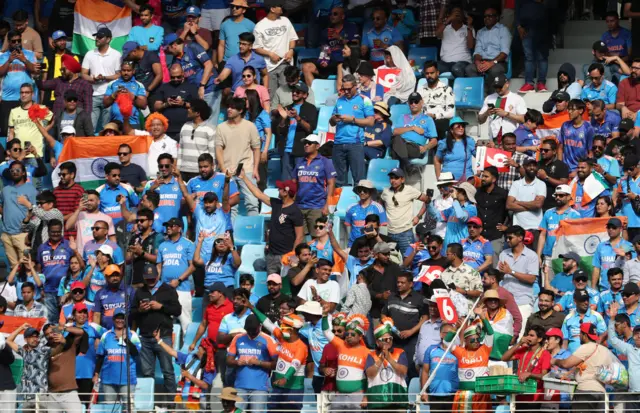 India fans in Dubai