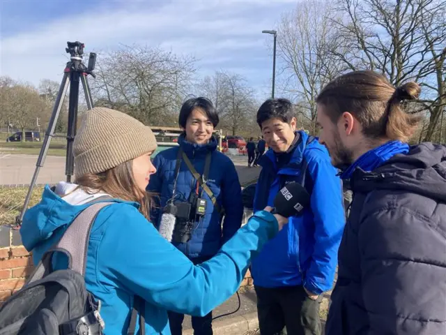 Heidi Booth talks to Japanese media