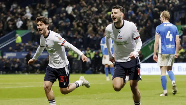 Bolton celebrate