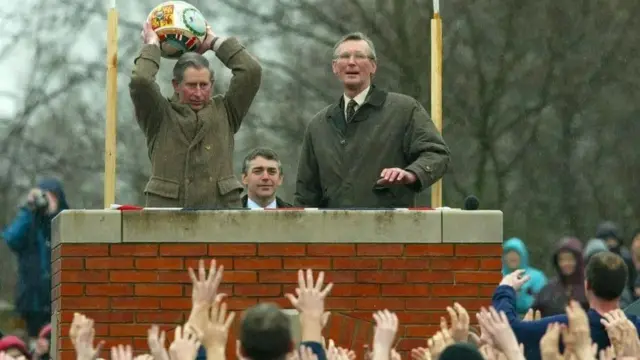 The then Prince Charles turns up in Ashbourne