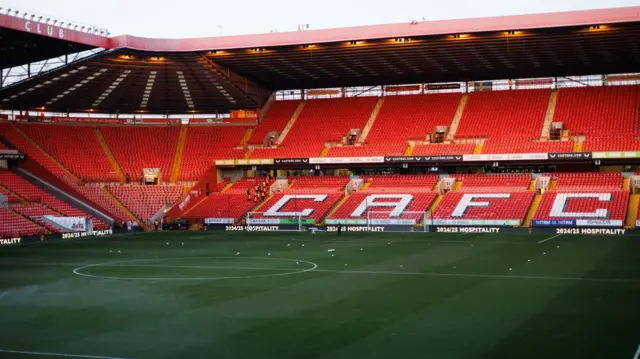 The Valley before Charlton v Barnsley