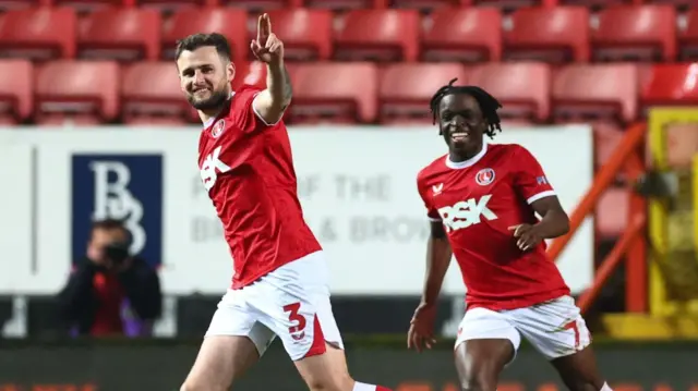 Charlton celebrate