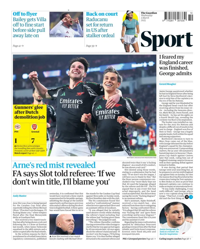 Guardian back page Mar 5