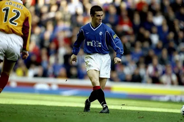 Barry Ferguson playing for Rangers