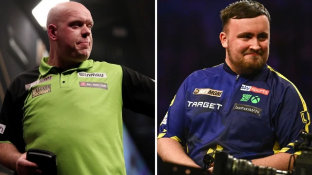 Van Gerwen v Littler Premier League darts