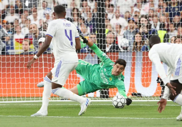 Real Madrid Goalkeeper Thibaut Courtois