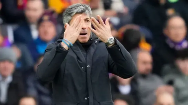 Real Sociedad manager Imanol Alguacil