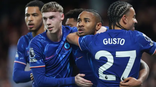 Chelsea players celebrate
