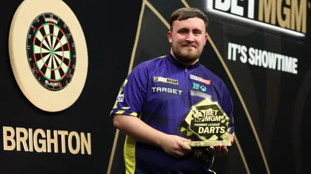 Luke Littler wins Premier League in Brighton