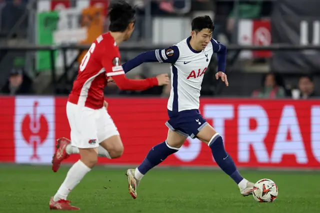 Son Heung min Son of Tottenham Hotspur