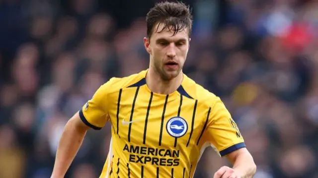 Joel Veltman playing for Brighton