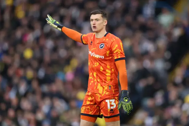 Millwall goalkeeper Liam Roberts