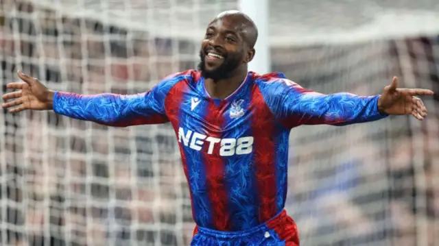 Jean-Phillipe Mateta celebrating a goal for Crystal Palace