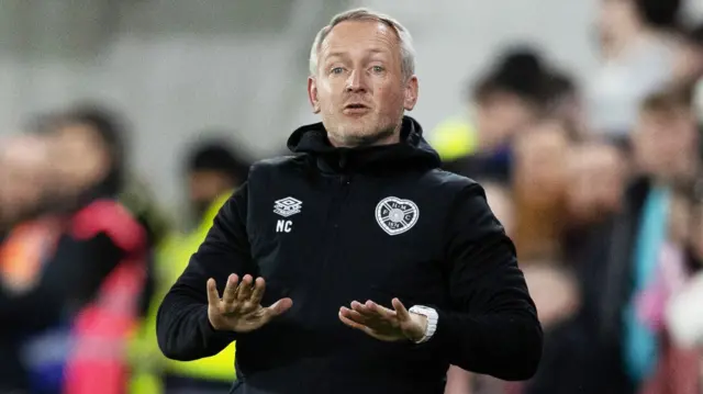 Hearts head coach Neil Critchley