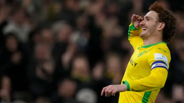 Josh Sargent of Norwich City celebrates