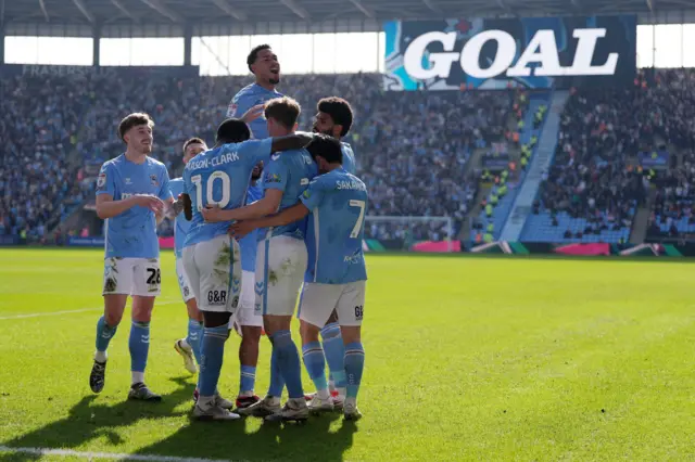 Coventry celebrate scoring