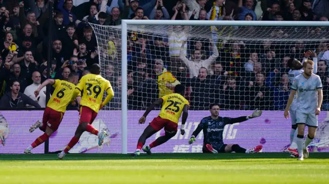 Mattie Pollock celebrates scoring