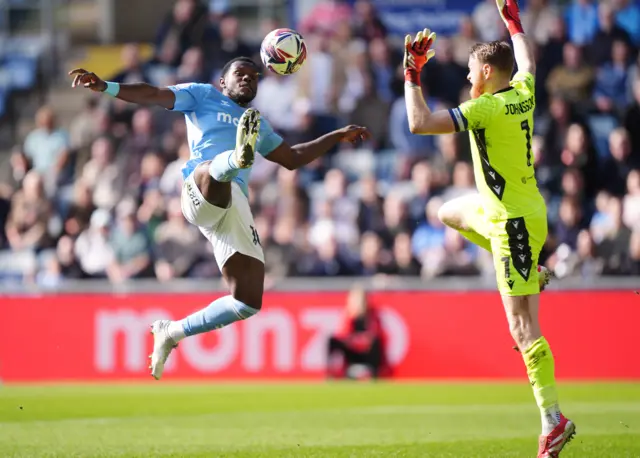 Coventry v Stoke match action