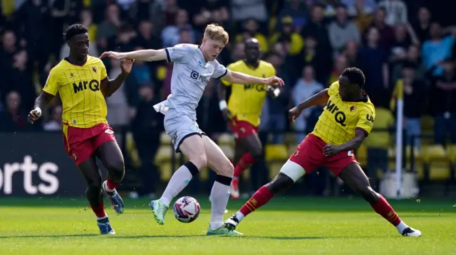 Watford v Millwall match action