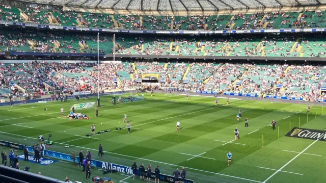 England warm up