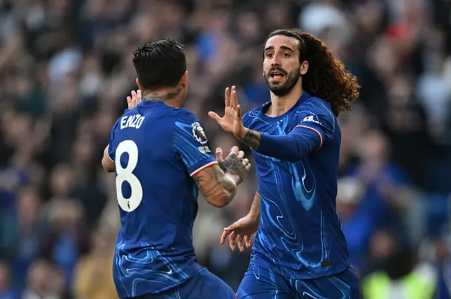 Marc Cucurella celebrates