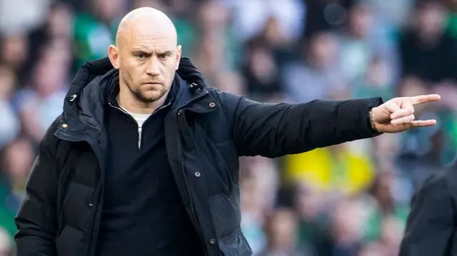 Hibernian head coach David Gray