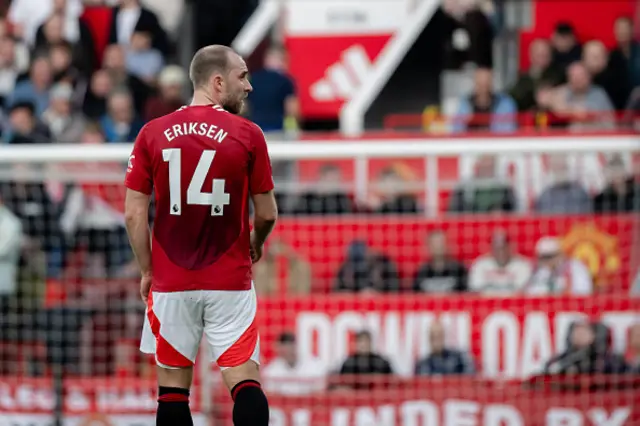 Christian Eriksen of Manchester United in action