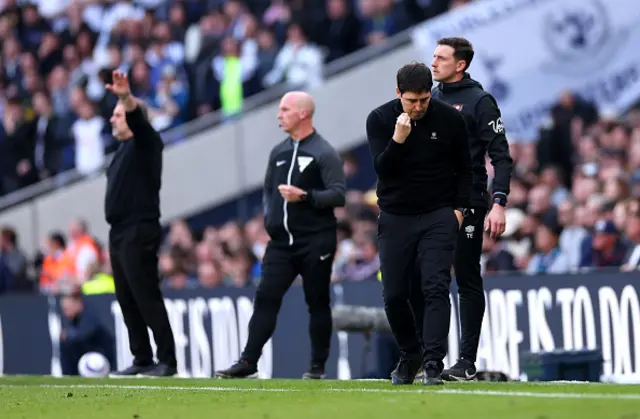 Andoni Iraola, Manager of AFC Bournemouth, reacts