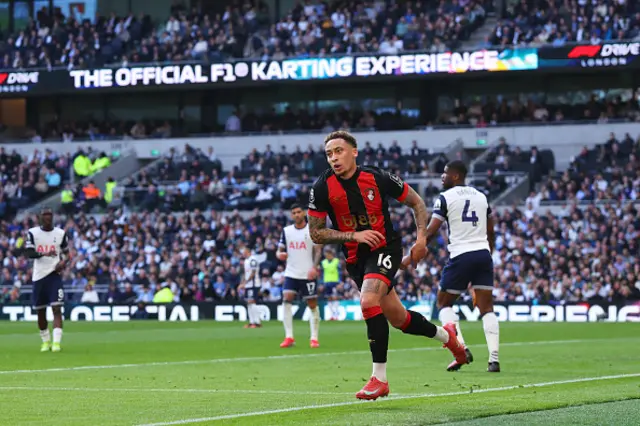 Marcus Tavernier of AFC Bournemouth celebrates