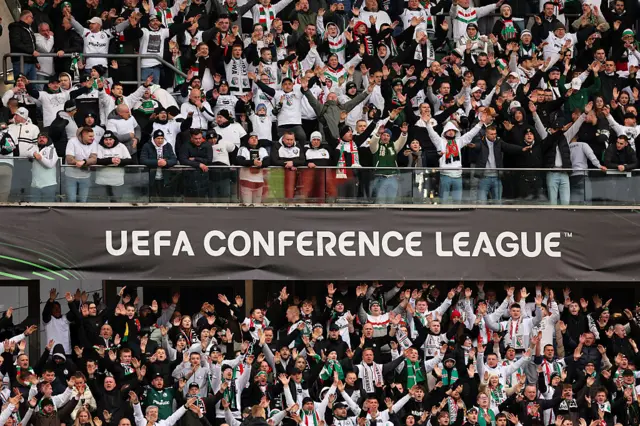 Fans of Legia Warszawa