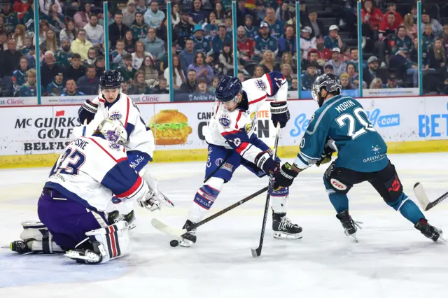 First period action from Belfast