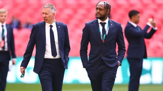 Darren Ferguson at Wembley