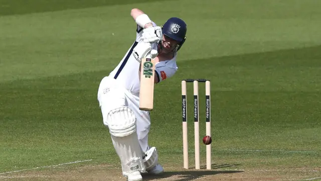 Nick Gubbins batting