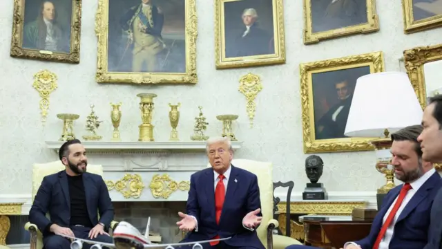 Trump and Bukele in the Oval Office