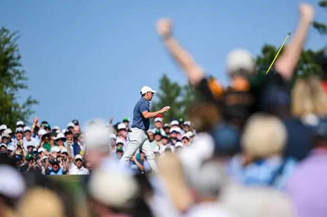 Fans salute Rory McIlroy