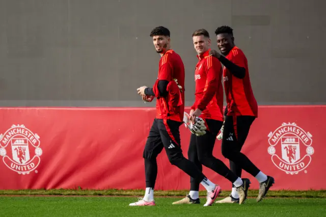 Manchester United's three goalkeepers