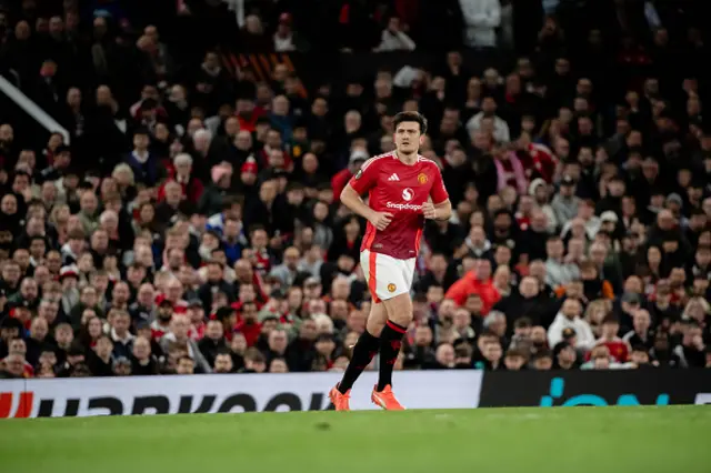 Harry Maguire of Manchester United in action
