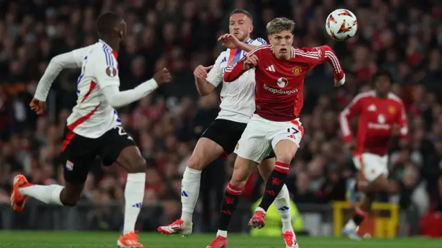 Manchester United's Alejandro Garnacho in action