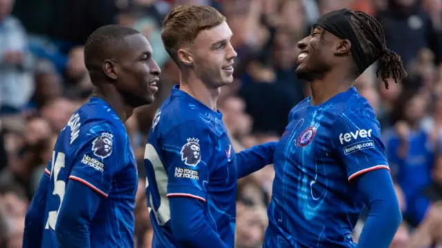 Nicolas Jackson, Cole Palmer and Noni Madueke
