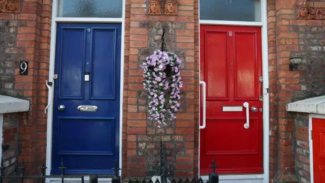 Blue and Red door in Liverpool