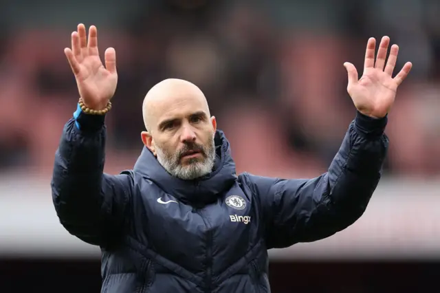 Chelsea manager Enzo Maresca