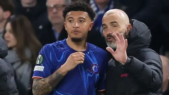 Jadon Sancho and Enzo Maresca