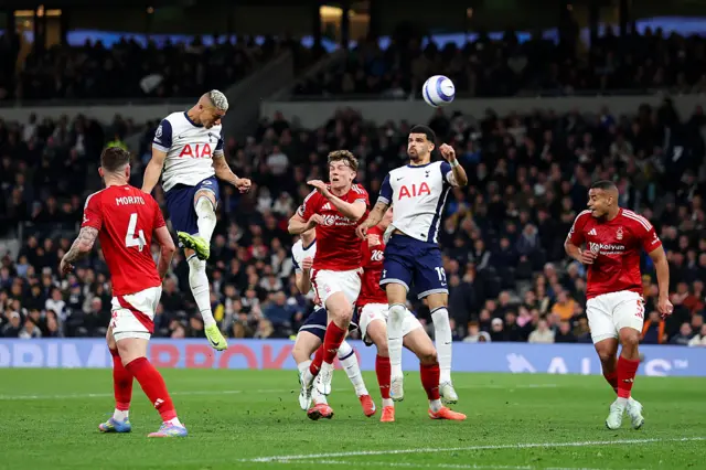 Richarlison heads home a lifeline for Spurs