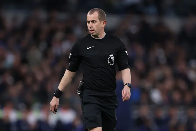 Referee Peter Bankes